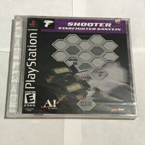 PS1 Shooter Starfighter Sanvein For Playstation 1 Factory Sealed